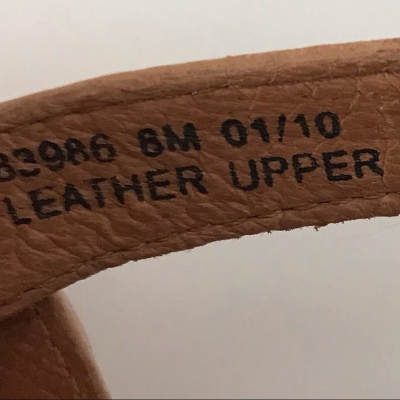 Indigo by Clarks Bordeaux Tan Sandals. Size 8M. - Picture 9 of 12